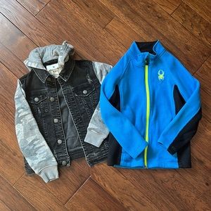 COPY - 2 Boys Lightweight Jackets- Size 7/8- Like New Condition!